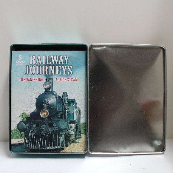 Railway Journeys: The Vanishing Age of Steam 5 Disc DVD Set in a Tin Box - Picture 3 of 16